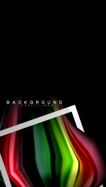 Sıvı sıvı metalik tarzı çizgi şeklinde Holografik dizayn renkleri