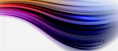 Bulanık sıvı arka plan renkleri, özet satırları, vektör çizim dalgalar