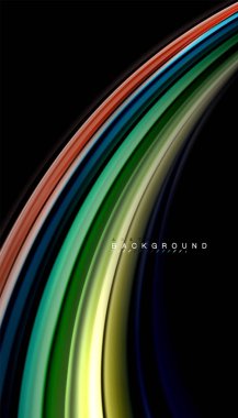 Sıvı vektör dalga arka plan renkleri karıştırma