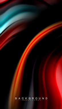 Sıvı vektör dalga arka plan renkleri karıştırma