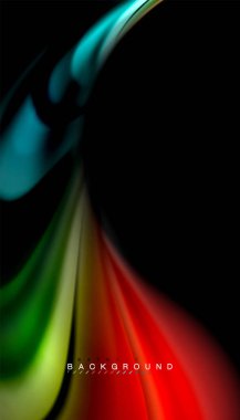 Sıvı vektör dalga arka plan renkleri karıştırma