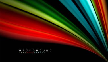 Sıvı vektör dalga arka plan renkleri karıştırma