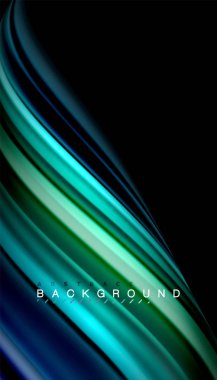 Sıvı vektör dalga arka plan renkleri karıştırma