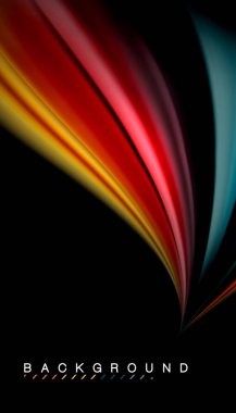 Sıvı vektör dalga arka plan renkleri karıştırma