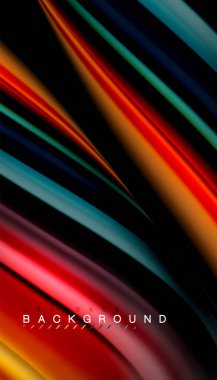 Sıvı vektör dalga arka plan renkleri karıştırma