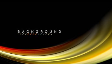 Sıvı vektör dalga arka plan renkleri karıştırma