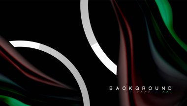 Sıvı sıvı metalik tarzı çizgi şeklinde Holografik dizayn renkleri