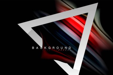 Sıvı sıvı metalik tarzı çizgi şeklinde Holografik dizayn renkleri