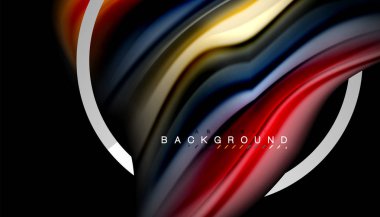 Sıvı sıvı metalik tarzı çizgi şeklinde Holografik dizayn renkleri