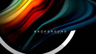 Sıvı sıvı metalik tarzı çizgi şeklinde Holografik dizayn renkleri