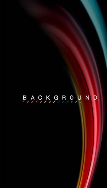 Sıvı vektör dalga arka plan renkleri karıştırma