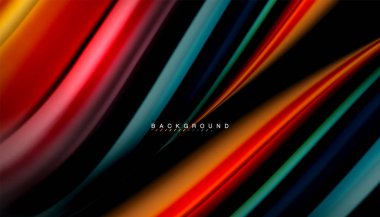 Sıvı vektör dalga arka plan renkleri karıştırma