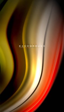 Sıvı vektör dalga arka plan renkleri karıştırma