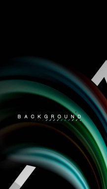 Sıvı sıvı metalik tarzı çizgi şeklinde Holografik dizayn renkleri