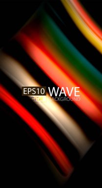 Renk dalga satırları arka plan bulanıklık