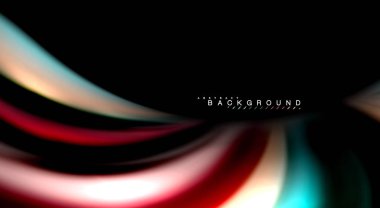 Renk dalga satırları arka plan bulanıklık