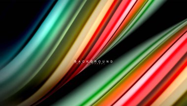 Sıvı vektör dalga arka plan renkleri karıştırma