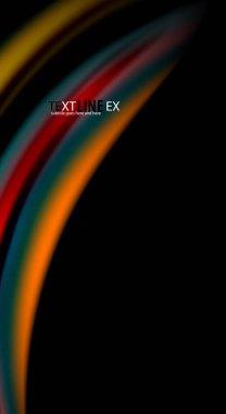 Renk dalga satırları arka plan bulanıklık