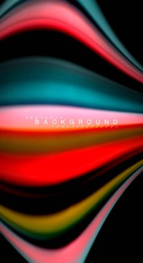 Renk dalga satırları arka plan bulanıklık