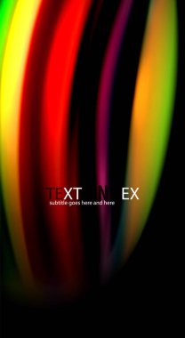 Renk dalga satırları arka plan bulanıklık