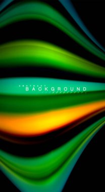 Renk dalga satırları arka plan bulanıklık