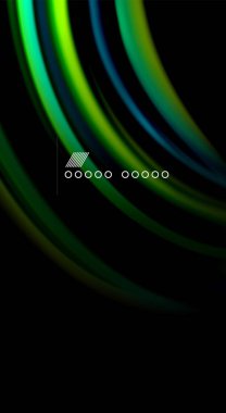 Renk dalga satırları arka plan bulanıklık