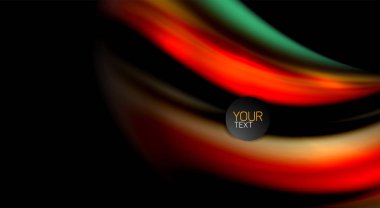 Renk dalga satırları arka plan bulanıklık