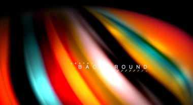 Renk dalga satırları arka plan bulanıklık