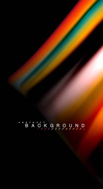 Renk dalga satırları arka plan bulanıklık