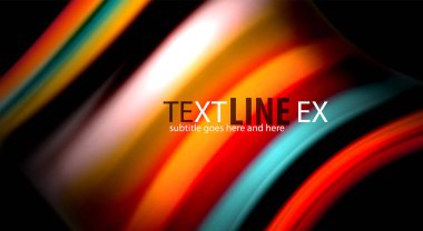 Renk dalga satırları arka plan bulanıklık