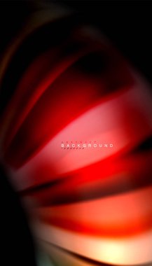 Siyah arkaplanda soyut dalga çizgileri sıvı gökkuşağı stili renk çizgileri