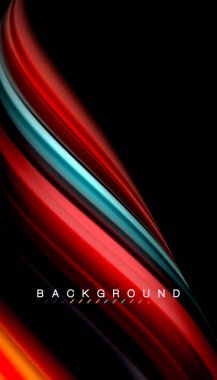 Sıvı vektör dalga arka plan renkleri karıştırma