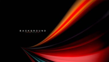 Sıvı vektör dalga arka plan renkleri karıştırma