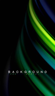 Sıvı vektör dalga arka plan renkleri karıştırma