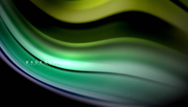 Sıvı vektör dalga arka plan renkleri karıştırma