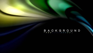 Sıvı vektör dalga arka plan renkleri karıştırma