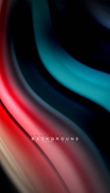 Sıvı vektör dalga arka plan renkleri karıştırma