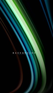 Sıvı vektör dalga arka plan renkleri karıştırma