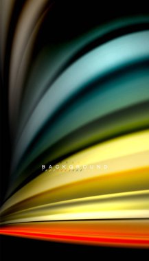 Sıvı vektör dalga arka plan renkleri karıştırma