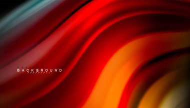 Sıvı vektör dalga arka plan renkleri karıştırma