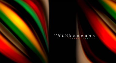 Renk dalga satırları arka plan bulanıklık. Vektör çizim app duvar kağıdı, iş sunma veya web afiş için