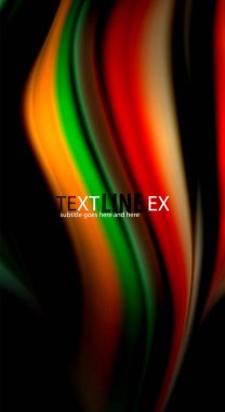 Renk dalga satırları arka plan bulanıklık