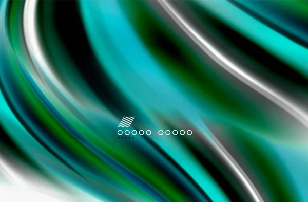 彩虹色波, 矢量模糊抽象背景 — 图库矢量图片