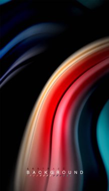 Sıvı vektör dalga arka plan renkleri karıştırma