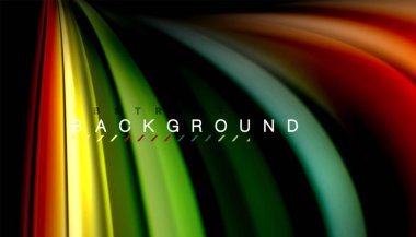 Sıvı vektör dalga arka plan renkleri karıştırma