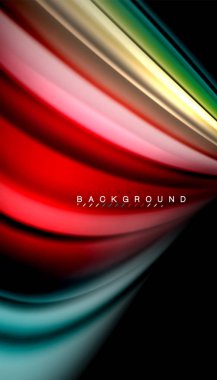 Sıvı vektör dalga arka plan renkleri karıştırma