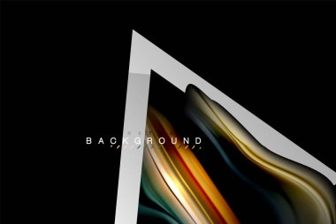 Sıvı sıvı metalik tarzı çizgi şeklinde Holografik dizayn renkleri