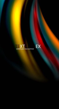 Renk dalga satırları arka plan bulanıklık