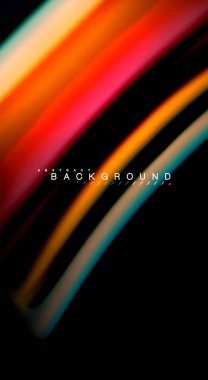 Renk dalga satırları arka plan bulanıklık