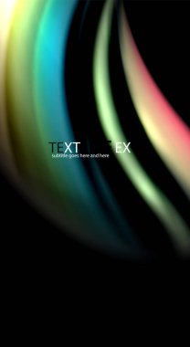 Renk dalga satırları arka plan bulanıklık